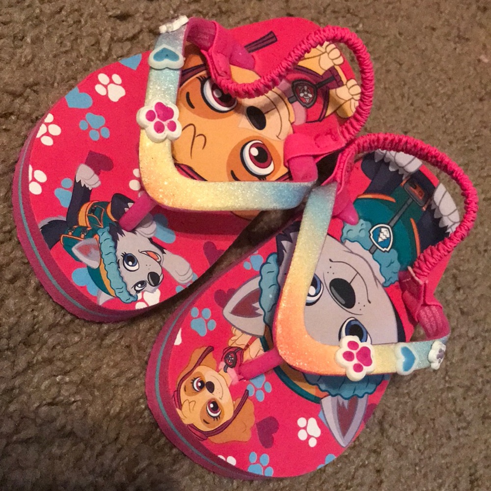 Paw Patrol flip flops